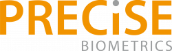 Bild på Emission: Precise Biometrics logga.